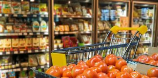 продукты, корзина, магазин